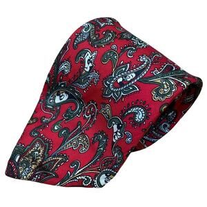 Balancine Mickey Mouse Neck Tie Vintage Paisley Silk Disney The Tie Works